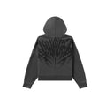 YOUNGLA- Dark Gothic Back Graphic Pullover Hoodie