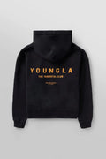 YOUNGLA- Black Immortal Club Pullover Hoodie