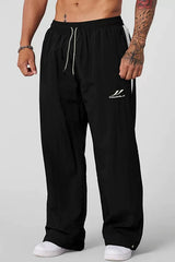 YOUNGLA Men's Side Piping Track Pants